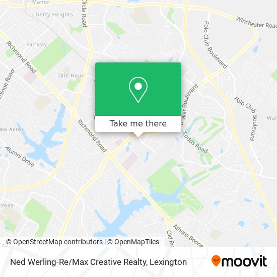 Ned Werling-Re / Max Creative Realty map