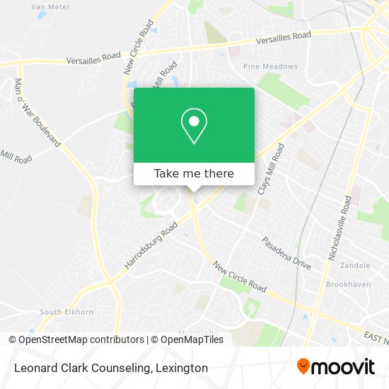 Leonard Clark Counseling map