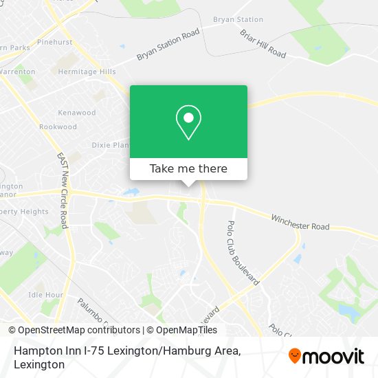 Hampton Inn I-75 Lexington / Hamburg Area map