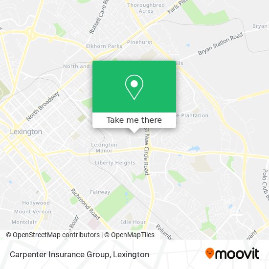 Carpenter Insurance Group map