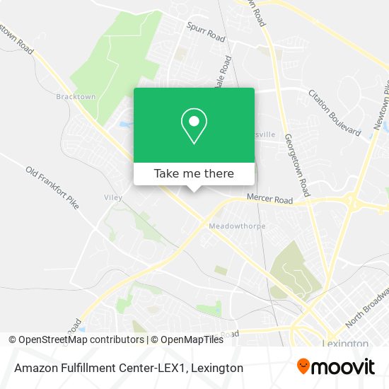 Mapa de Amazon Fulfillment Center-LEX1