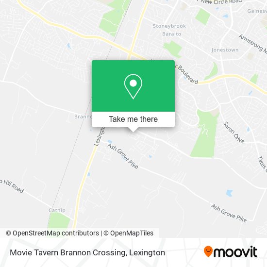 Movie Tavern Brannon Crossing map