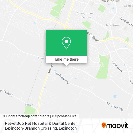 Petvet365 Pet Hospital & Dental Center Lexington / Brannon Crossing map