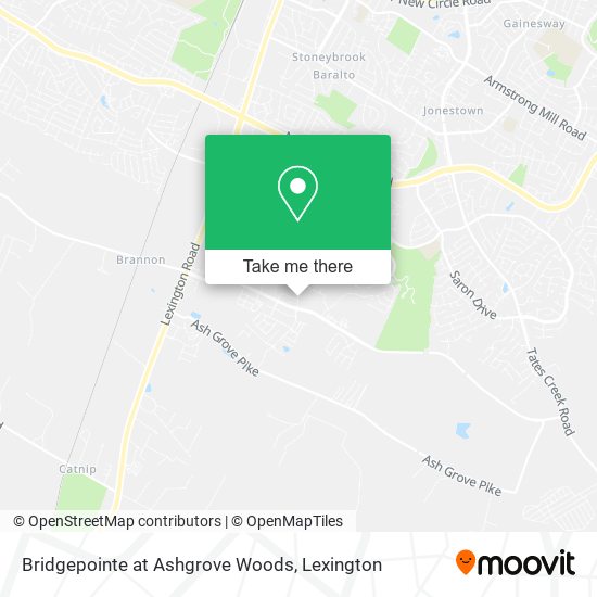 Mapa de Bridgepointe at Ashgrove Woods