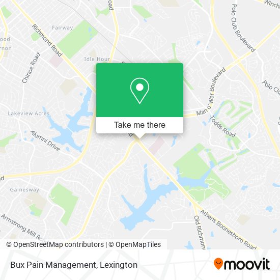Mapa de Bux Pain Management