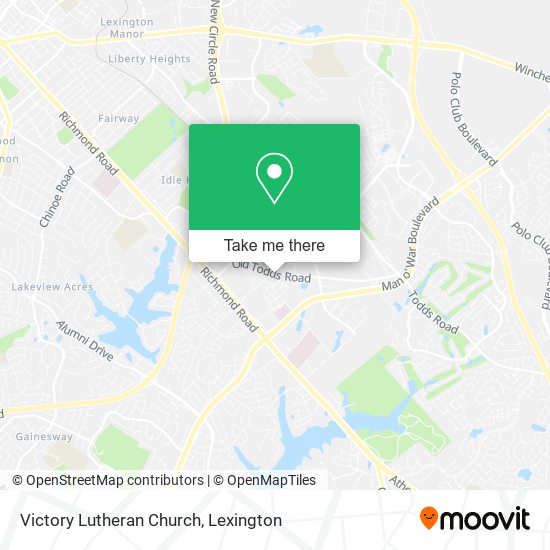 Mapa de Victory Lutheran Church