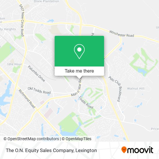 The O.N. Equity Sales Company map