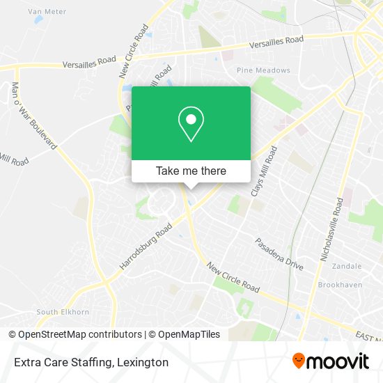 Mapa de Extra Care Staffing