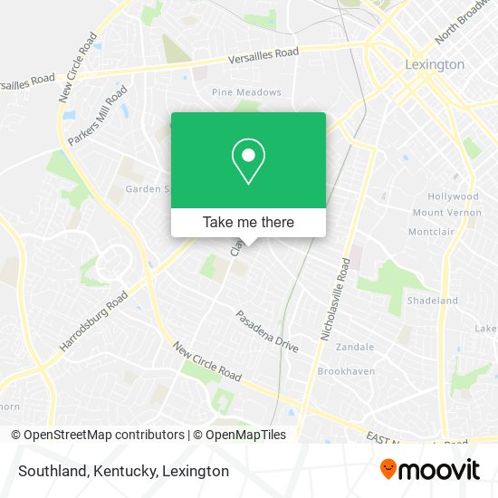 Mapa de Southland, Kentucky