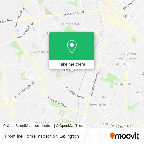 Frontline Home Inspection map