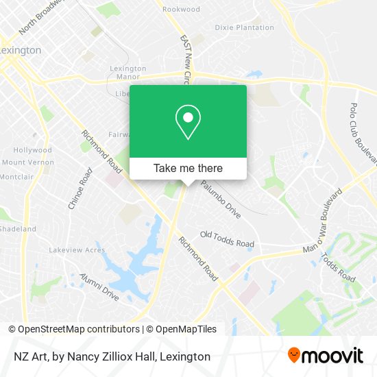 Mapa de NZ Art, by Nancy Zilliox Hall