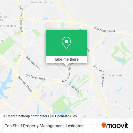 Top Shelf Property Management map