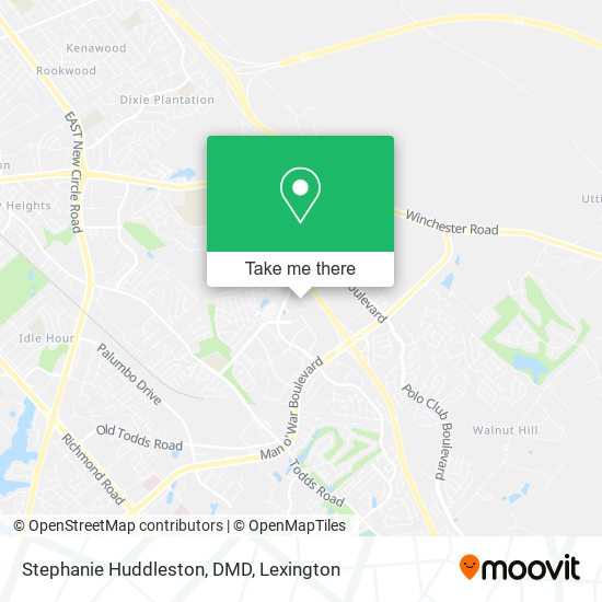 Stephanie Huddleston, DMD map