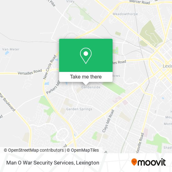 Man O War Security Services map