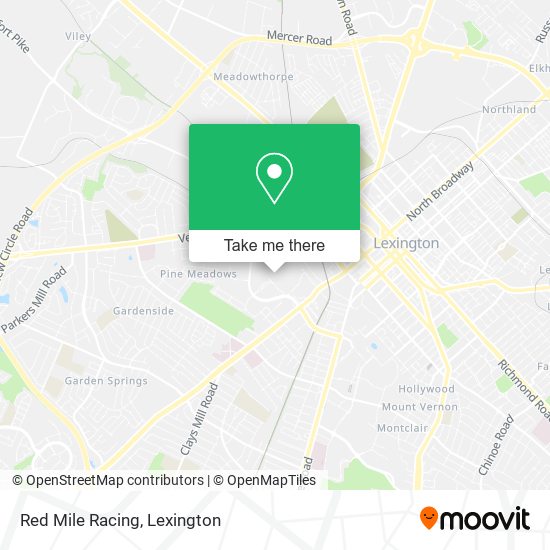 Mapa de Red Mile Racing