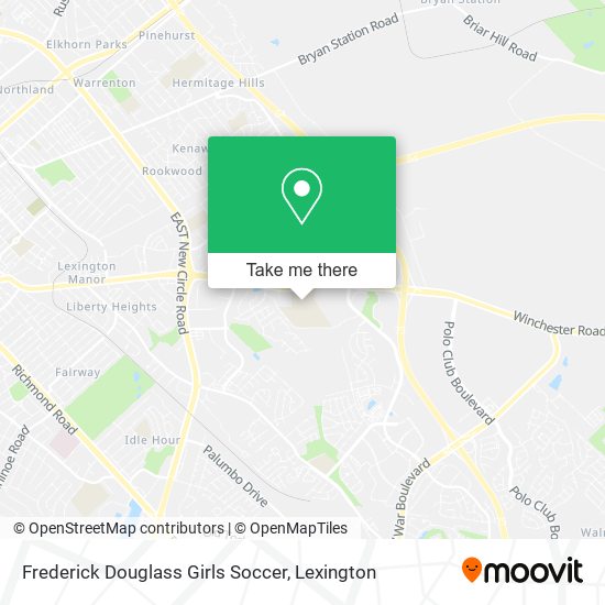 Frederick Douglass Girls Soccer map