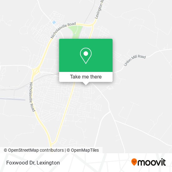 Foxwood Dr map