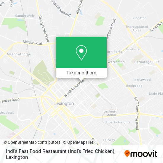 Indi's Fast Food Restaurant (Indi's Fried Chicken) map