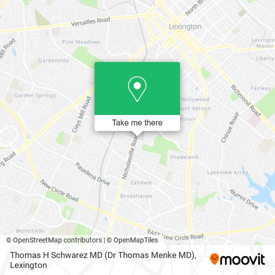 Mapa de Thomas H Schwarez MD (Dr Thomas Menke MD)