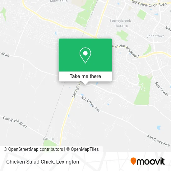 Chicken Salad Chick map