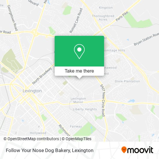 Mapa de Follow Your Nose Dog Bakery