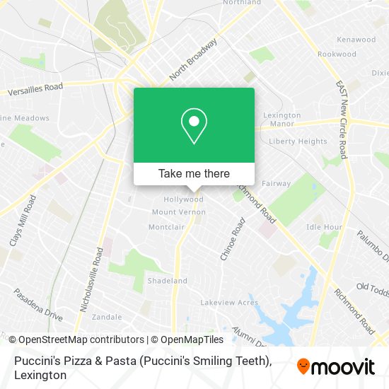 Puccini's Pizza & Pasta (Puccini's Smiling Teeth) map