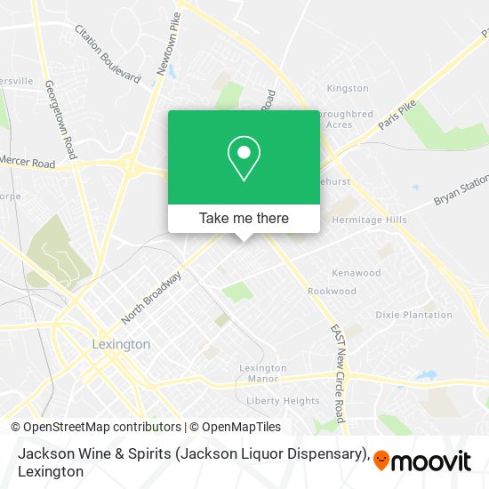 Jackson Wine & Spirits (Jackson Liquor Dispensary) map