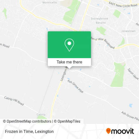 Frozen in Time map