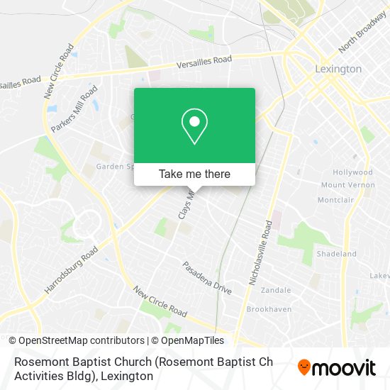 Mapa de Rosemont Baptist Church (Rosemont Baptist Ch Activities Bldg)