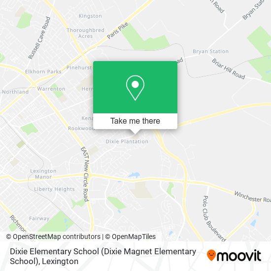 Dixie Elementary School map