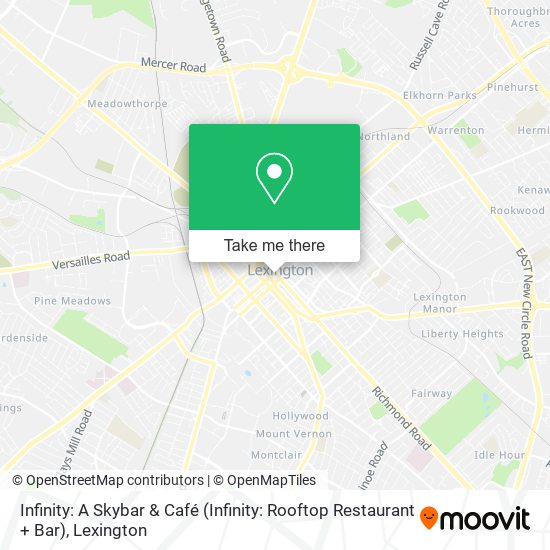 Infinity: A Skybar & Café (Infinity: Rooftop Restaurant + Bar) map