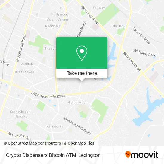 Crypto Dispensers Bitcoin ATM map