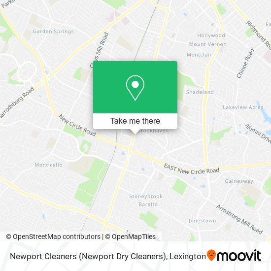 Newport Cleaners (Newport Dry Cleaners) map