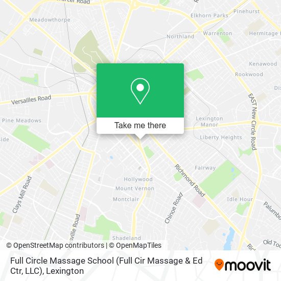 Full Circle Massage School (Full Cir Massage & Ed Ctr, LLC) map