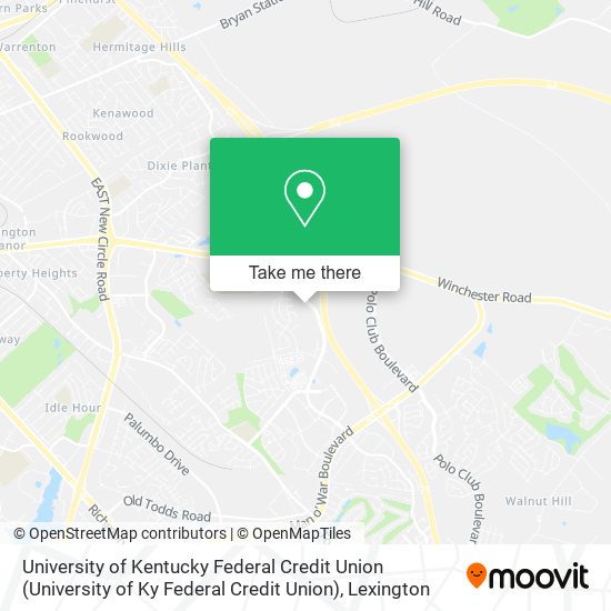 University of Kentucky Federal Credit Union map