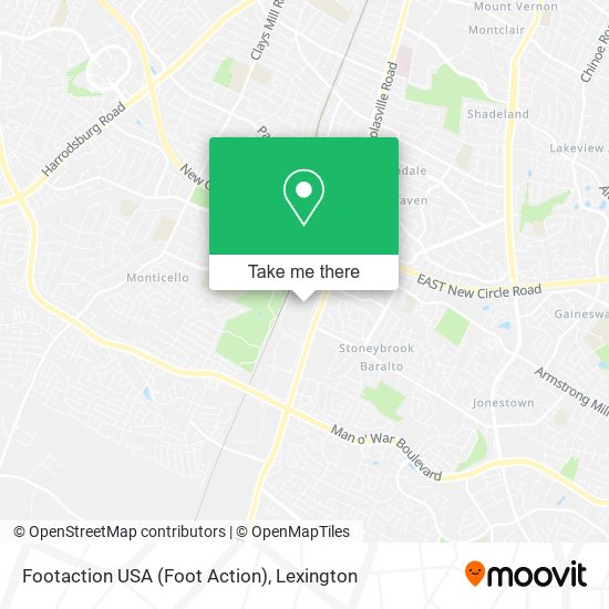 Footaction USA (Foot Action) map