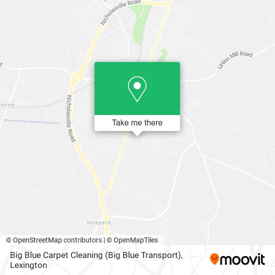 Big Blue Carpet Cleaning (Big Blue Transport) map