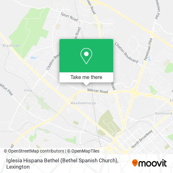 Mapa de Iglesia Hispana Bethel (Bethel Spanish Church)