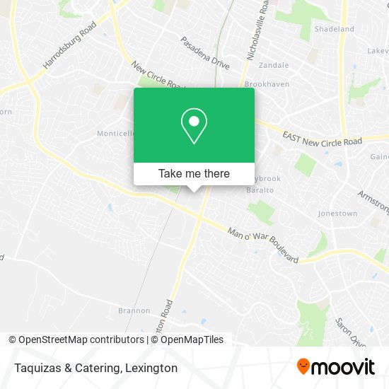 Taquizas & Catering map