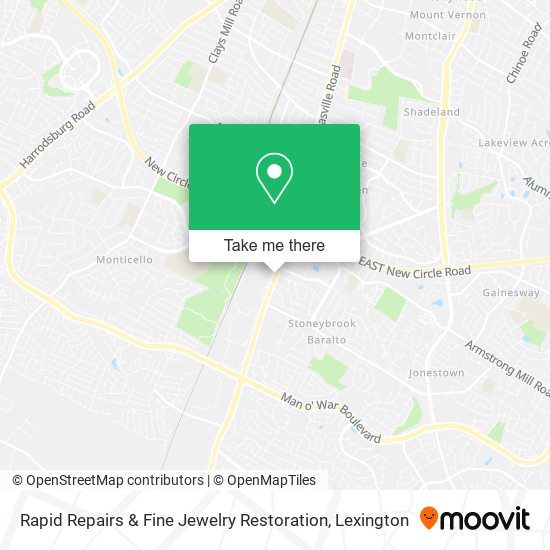 Rapid Repairs & Fine Jewelry Restoration map