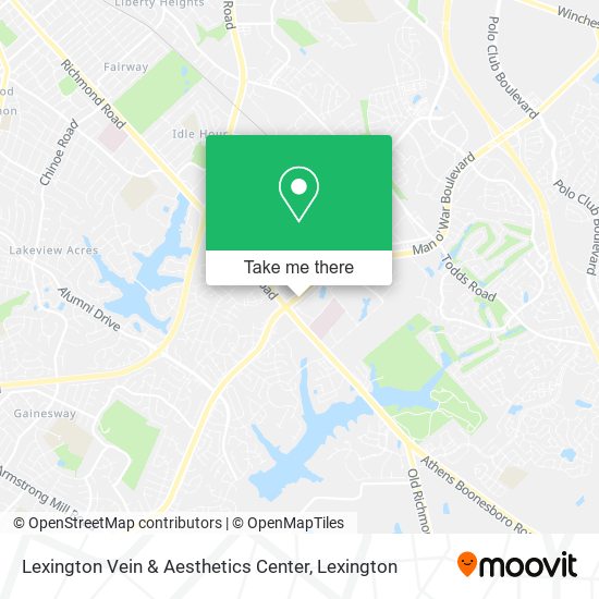 Mapa de Lexington Vein & Aesthetics Center