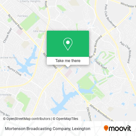 Mapa de Mortenson Broadcasting Company