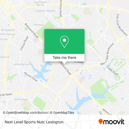 Next Level Sports Nutr map