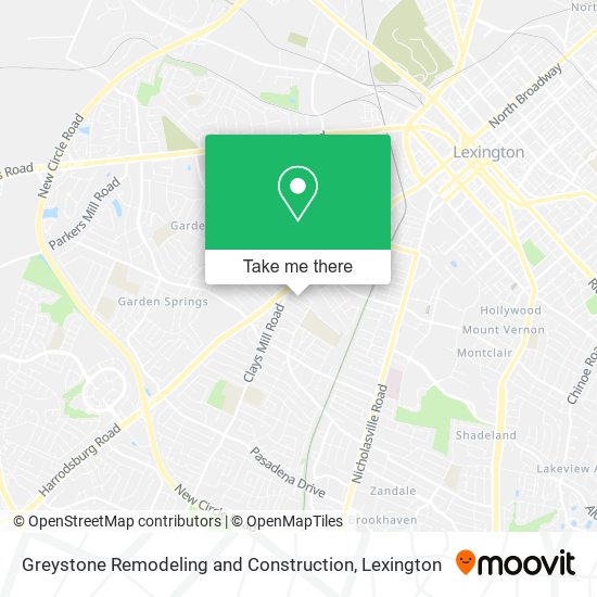 Mapa de Greystone Remodeling and Construction