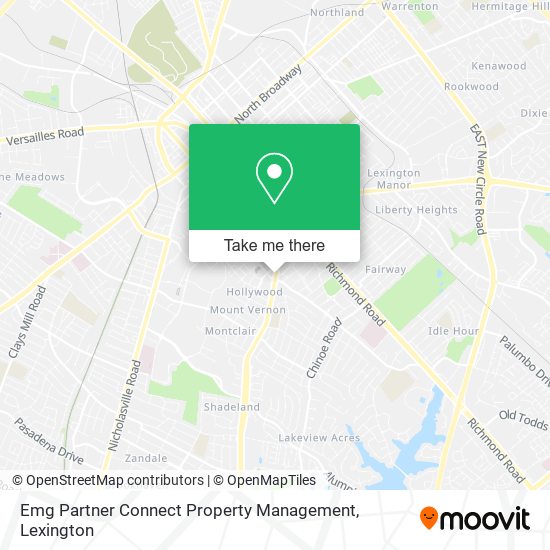 Mapa de Emg Partner Connect Property Management