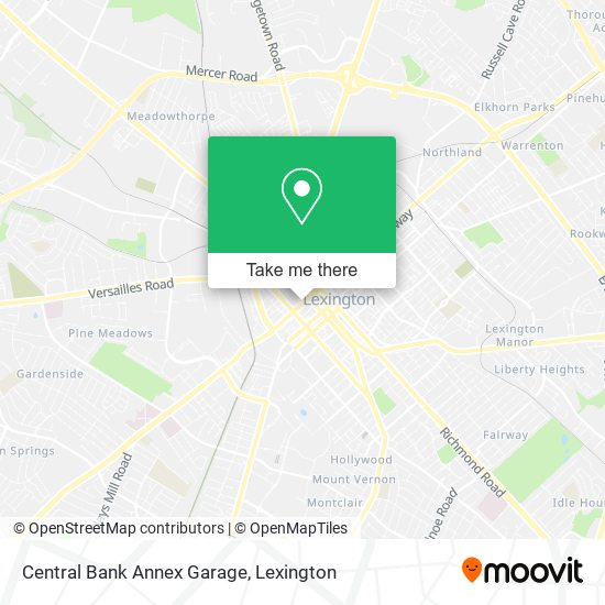 Central Bank Annex Garage map