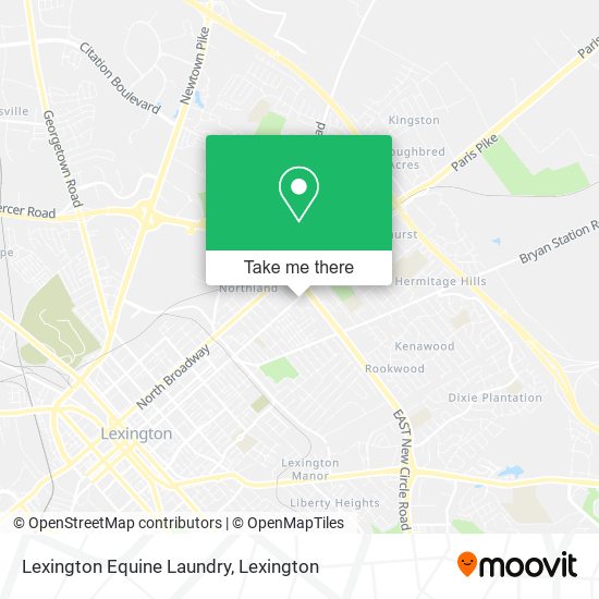 Lexington Equine Laundry map