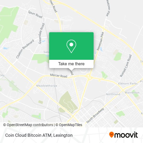 Coin Cloud Bitcoin ATM map