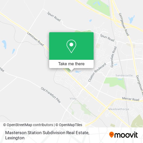 Masterson Station Subdivision Real Estate map