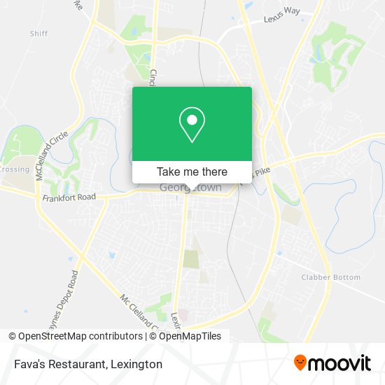 Fava's Restaurant map